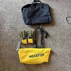 Soccer Nets, Trainer, And Light Up Ball With Carrying Bag