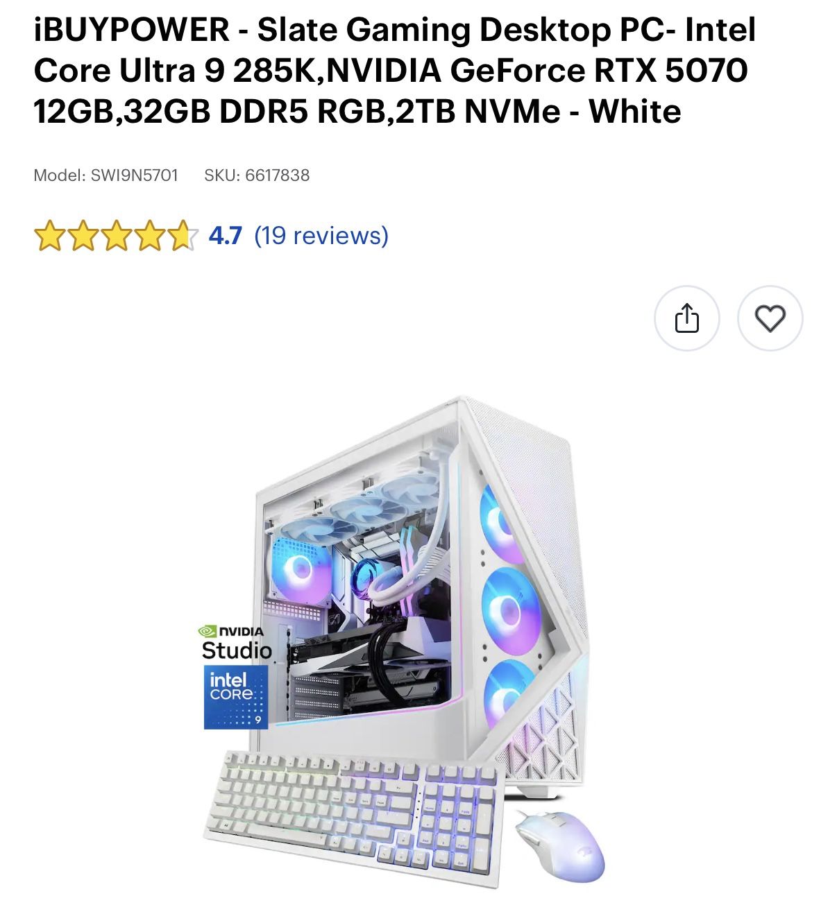 iBUYPOWER - Slate Gaming Desktop PC