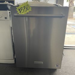 KitchenAid stainless steel dishwasher