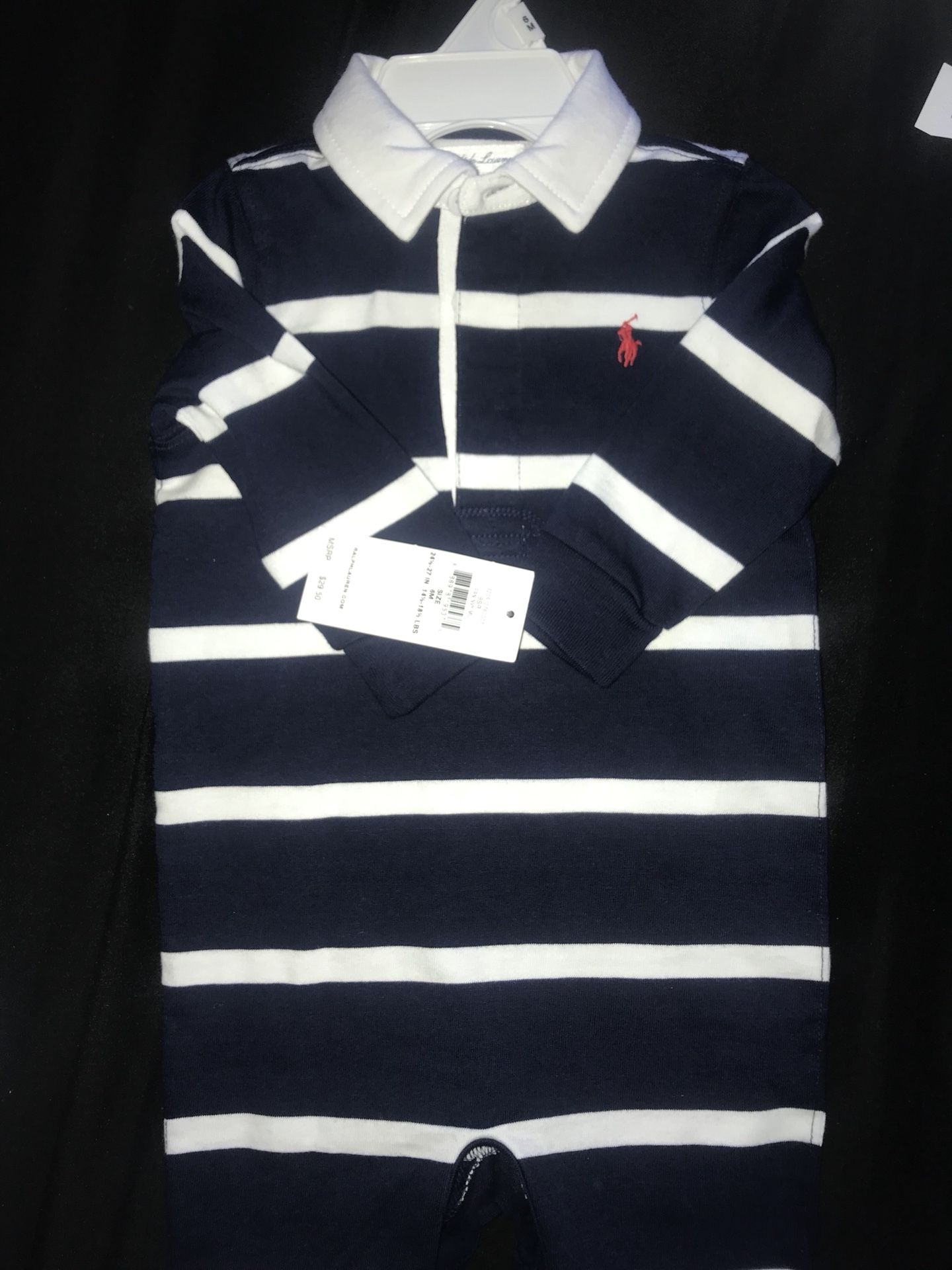 Infant boy 6month polo jumpsuit