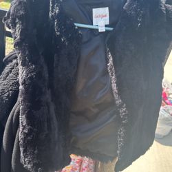 Girls Black Vest