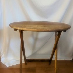 Oak Folding Table 