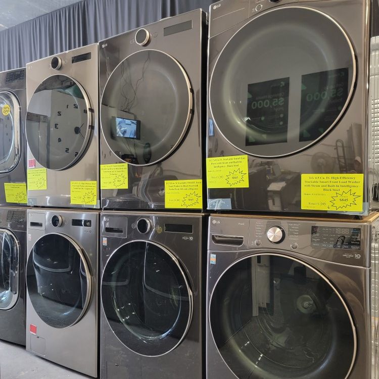 ⭐ SALE! NEW Arrivals! NEW Washers, NEW Dryers, NEW Washtowers, Gas and Electric, 91605