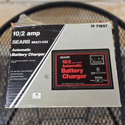 Sears 10/2 amp- 12 volt Automatic Battery Charger 