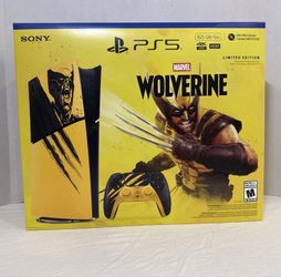 Sony PlayStation 5 PS5 Marvel’s Wolverine Limited Edition – 825GB – Brand New