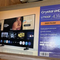 New In Box 43 Inch Samsung tv.