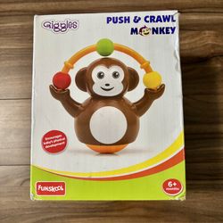 Funskool Giggles Push & Crawl Monkey