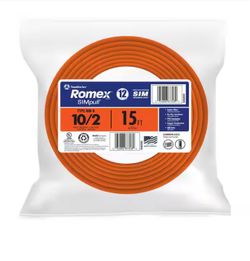 10/2 and 12/2 romex needed. I only need 20 ft each.