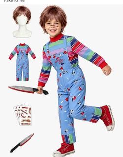 Halloween Chucky Wig Chucky Costume for Kids