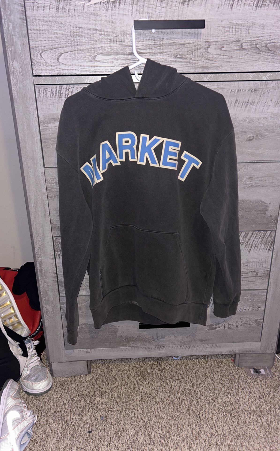Market Hoodie, vintage colored
