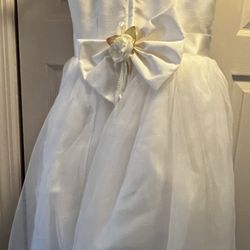 Flower Girl Dress With matching hairpiece