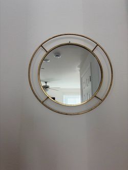 Gold decorative mirror