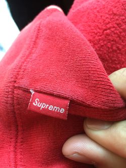 Supreme red hoodie (purple box logo) for Sale in Orange, CA - OfferUp