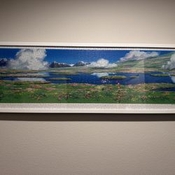 Howls Moving Castle Framed Puzzle Piece Art Work