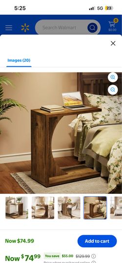 Farmhouse c shape table