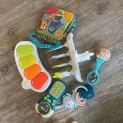 Baby toys, Baby Einstein, Bright Stars, Fisher Price Rattle