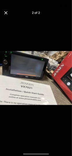 Stereo jensen nuevo / no pasa de esa pantalla