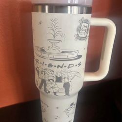 ew Friends Tumbler. Large 40 Oz Stainless 