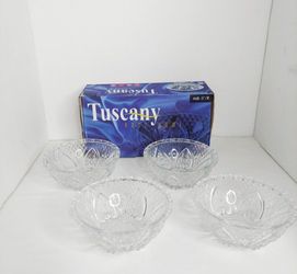 VINTAGE TUSCANY ROSE BOWLS.