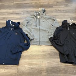 NWOT - Men’s Under Armour sweatshirt/hoodies lot, size small