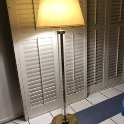 Old Lucite Tubular Floor Lamp In Excellent Condition