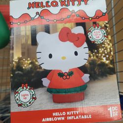 Hello Kitty Christmas Inflatable 