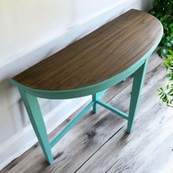 Solid Wood Coastal Foyer Table Console Table Kitchen Table 