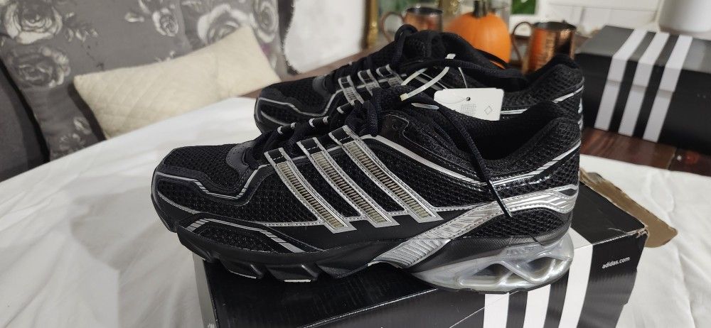 Black/ Silver Men's Adidas Sneakers