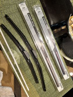 Genuine Infiniti Windshield Wiper Blade Assembly:  B88YU-HS17J & B88YU-HS22J