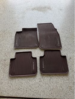 Porsche OEM All-Weather Floor Mats | Cayenne Coupe 9Y0 | Truffle Brown  | 4pc Set