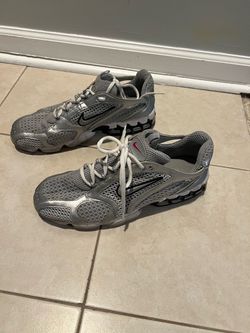 Nike Air Zoom Spiridon Cage 2 Metallic Silver Grey Size 13