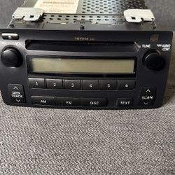 Toyota Corolla S head unit