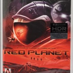 brand new sealed 4k blu ray red planet bluray 