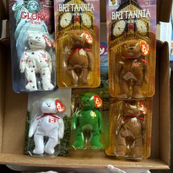 Ty Maple, Erin, Brittania and Glory Bear