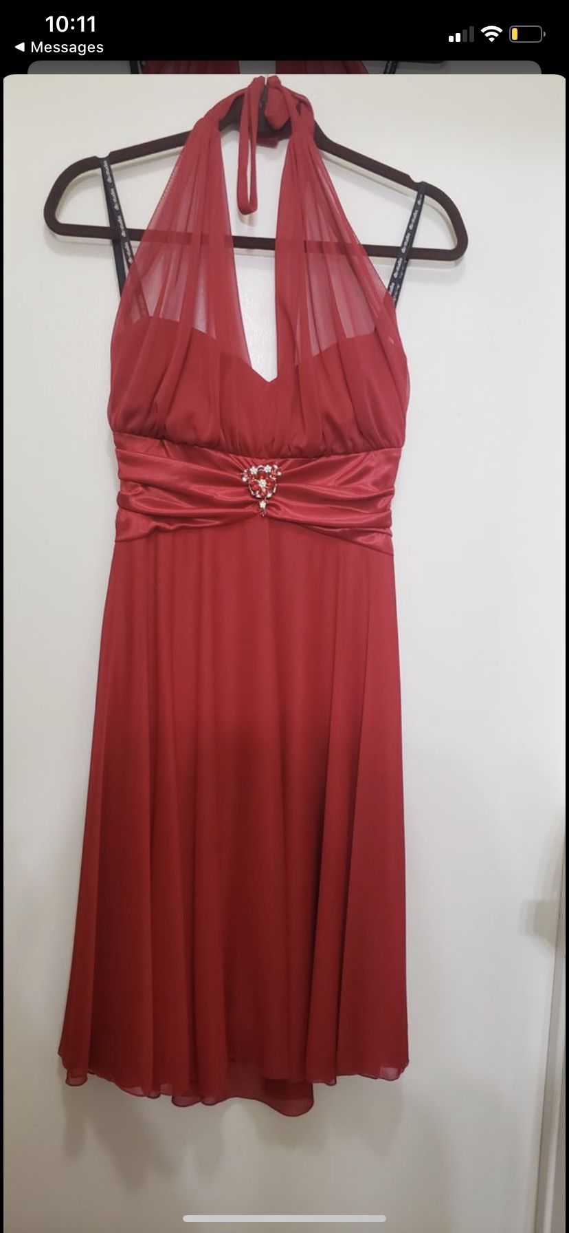 Red dress size large