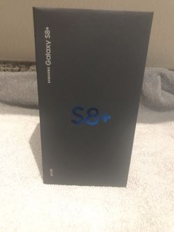 S8 PLUS BRAND NEW IN BOX 64GB WITH ALL ACCESSORIES