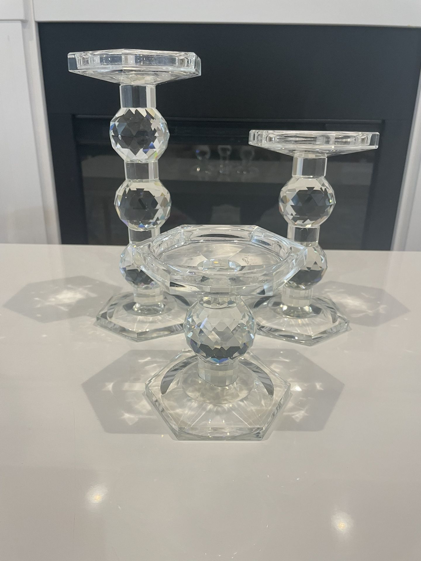 Glass Candle Holders For pillar candles 