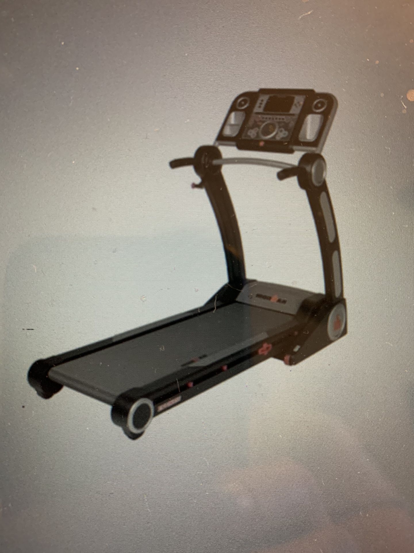 Ironman Envision TV treadmill extra wide and long deck low miles low