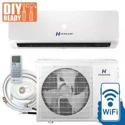 Open Box 22.5 SEER2 18,000 BTU Wi-Fi 1.5-Ton Ductless Mini Split Air Conditioner