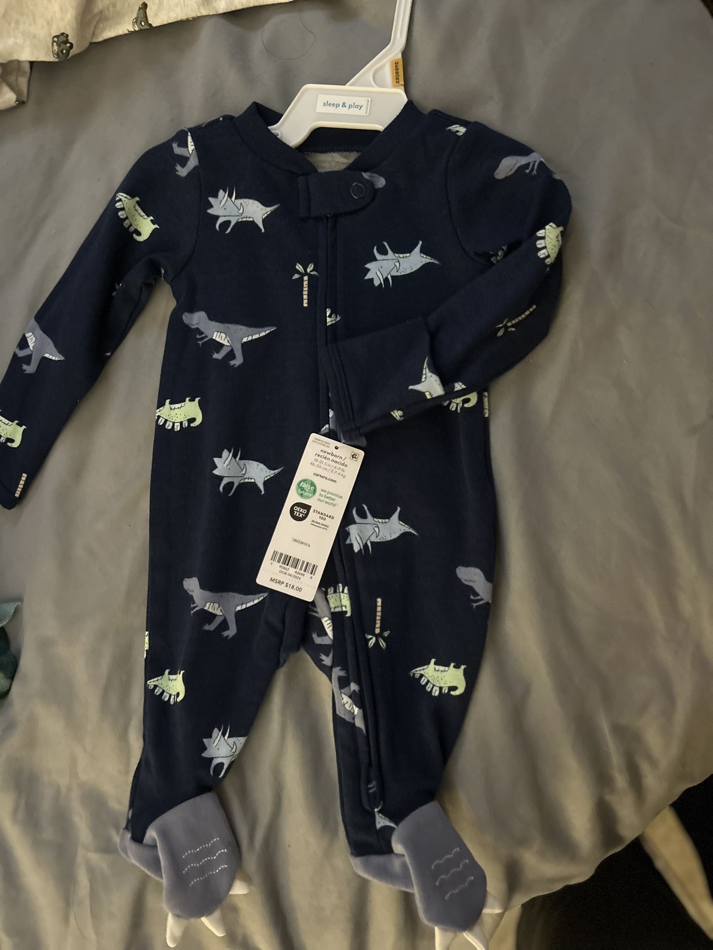 Baby Boy Brand New Onesie Pjs 