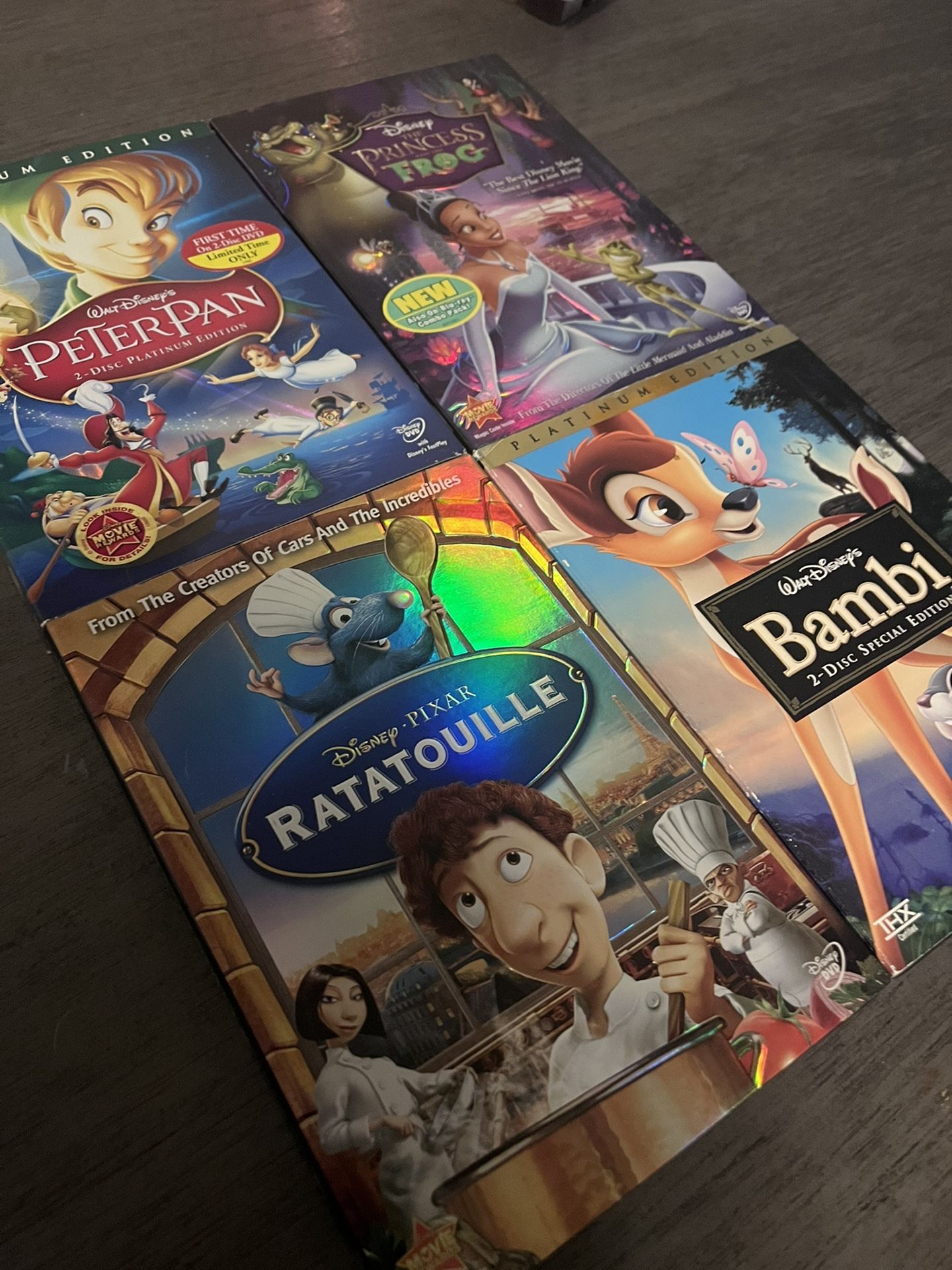 Set Of 4 Disney DVD