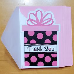 NEW Girl Present Thank You Postcards (Qty. 23)