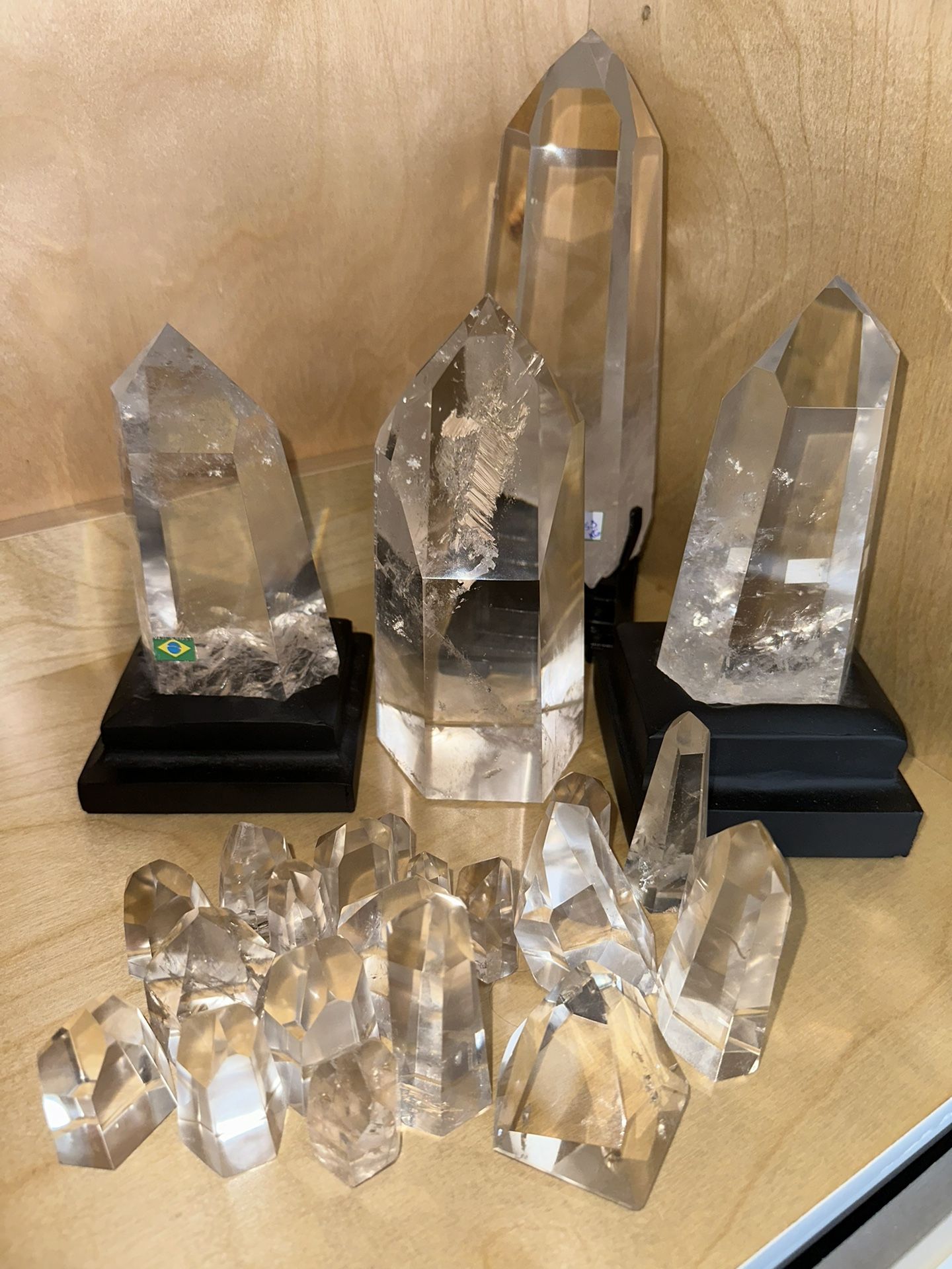 Brazil Lemurian Clear Quartz Crystal,All Products : American Fashion Style Bags On Sale