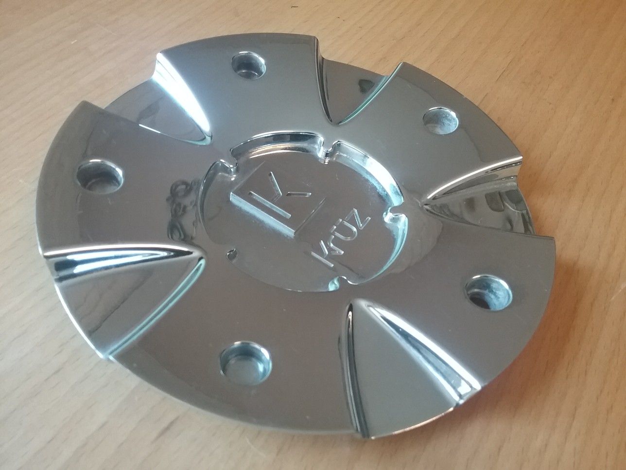 KRUZ Wheels Chrome Center Caps C841-1 Custom Rim Wheel Center Cap Hubcap Cover