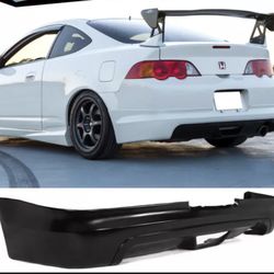 Fits 02-04 Acura RSX 2D Mugen Style PU Rear Bumper Lip Spoiler