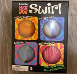 Teenie Nee Doh Swirl 4-Pack Stress Balls