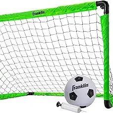 Franklin Sports Kids Mini Soccer Goal Set - Backyard + Indoor Mini Net and Ball Set with Pump