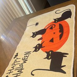 Halloween Cat Mat 