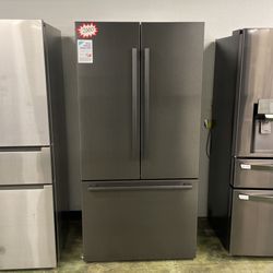 Bosch Matte Black French Door Refrigerator