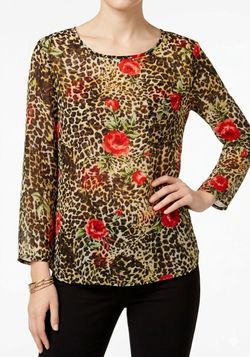 Floral print blouse